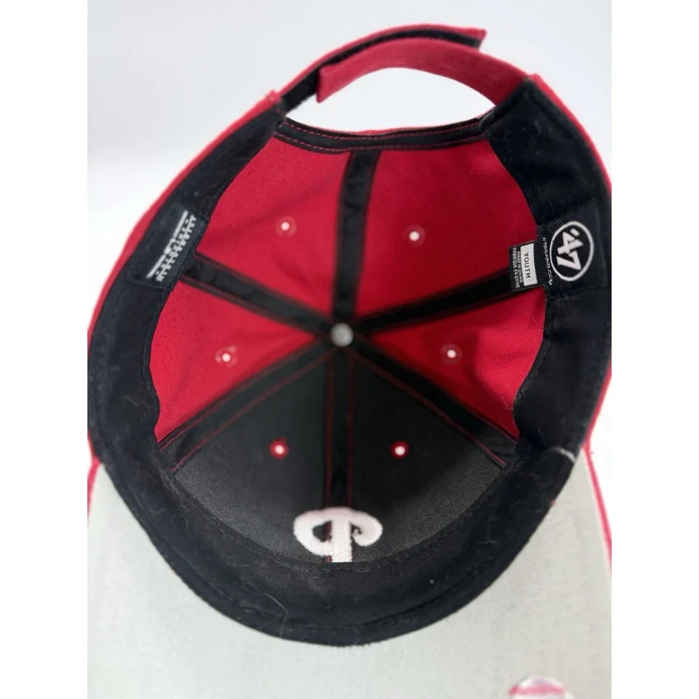 '47 Brand Philadelphia Phillies Hat/Cap - Strap Back‎ - Red - MLB youth